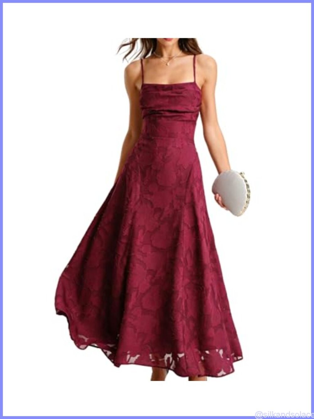 Women's Maxi Dresses A-Line Backless Sling Sleeveless Square Neck Formal